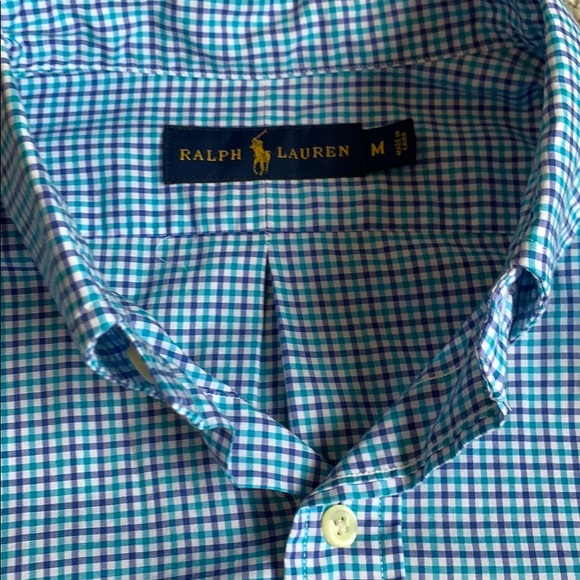 Ralph Lauren Gingham Oxford Shirt - Picture 2 of 5